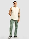 Light Olive 6-Pockets Cargo Pants