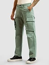 Light Olive 6-Pockets Cargo Pants