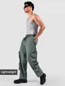 Mist Grey 3D Pocket With Zipper Cargo Pants