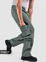 Mist Grey 3D Pocket With Zipper Cargo Pants