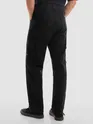 Black Denim Cargo Pants For Men