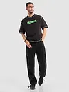Black Denim Cargo Pants For Men