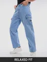 Light Blue Denim Jeans For Men