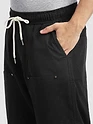 Black Rivet Detailed Cargo Pants