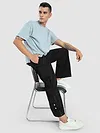 Black Zippered Cargo Pants