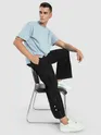 Black Zippered Cargo Pants