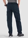 Navy Slant Zipper Pocket Cargo Pants