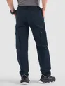 Navy Slant Zipper Pocket Cargo Pants