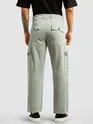 Light Grey Contrast Stitched Cargo Pants