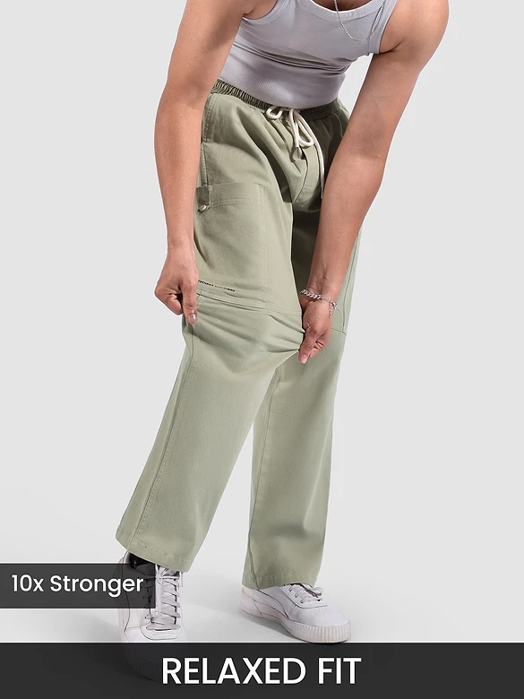 mens trendy cargo pants with a relaxed fit perfect for street style look, 