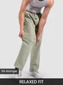 mens trendy cargo pants with a relaxed fit perfect for street style look, 
