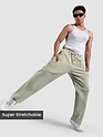 Grey Elasticated Cargo Pants
