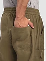 Sand Brown Elasticated Cargo Pants