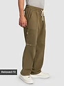 Sand Brown Elasticated Cargo Pants