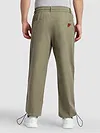 Khaki Slant Pocket Cargo Pants