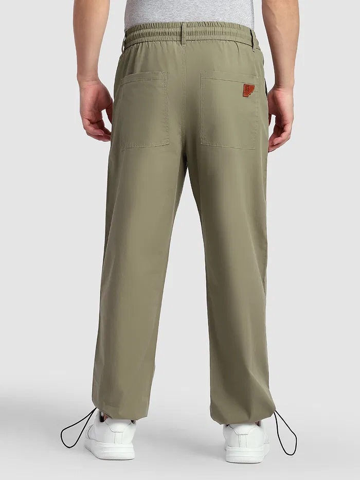 Khaki Slant Pocket Cargo Pants