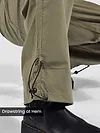 Khaki Slant Pocket Cargo Pants