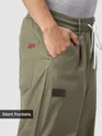 Khaki Slant Pocket Cargo Pants
