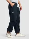 Navy Blue Slant Pocket Cargo Pants