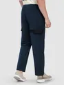 Navy Blue Tape Detailed Cargo Pants