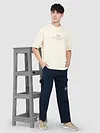 Navy Blue Tape Detailed Cargo Pants