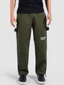 Olive Green Tape Detailed Cargo Pants