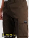 Chocolate Brown Signature Cargo Pants