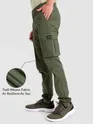 Crocodile Green Signature Cargo Pants
