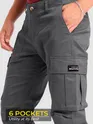 Stone Grey Signature Cargo Pants