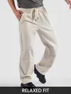 Off White Double Pleated Cargo Pants