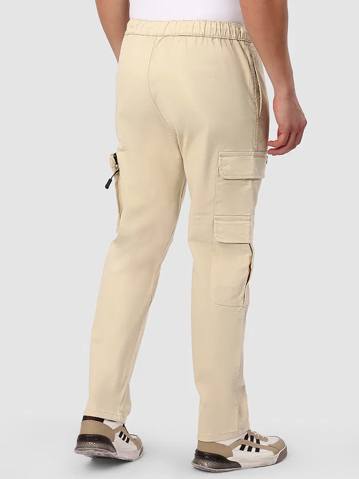 Off White Zip Pocket 3D Cargo Pants