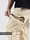 Off White Zip Pocket 3D Cargo Pants