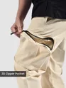 Off White Zip Pocket 3D Cargo Pants