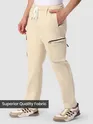 Off White Zip Pocket 3D Cargo Pants