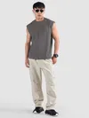 Off White Double Pleated Cargo Pants