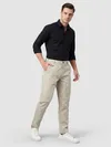 Beige Baggy Pocket Cargos