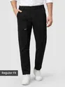 Black Baggy Pocket Cargos