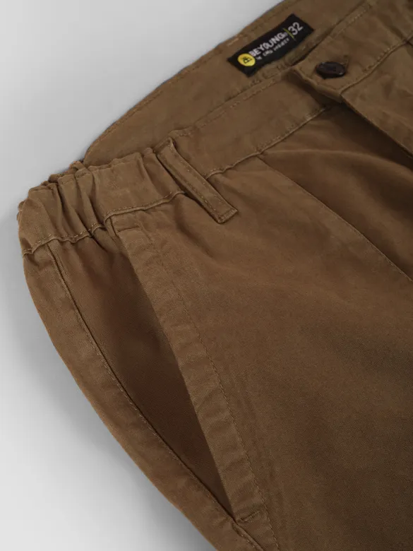 Brown Baggy Pocket Cargos