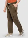 Brown Multi Pocketed Utility Cargo Pants