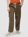 Brown Multi Pocketed Utility Cargo Pants