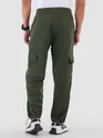 Army Green Parachute Cargo Pants