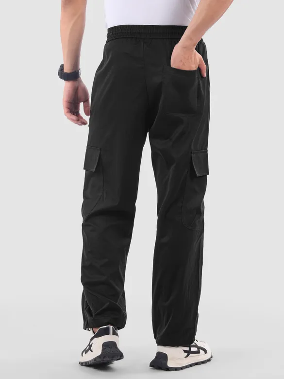 Black Parachute Cargo Pants