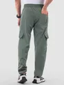 Grey Parachute Cargo Pants