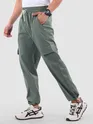 Grey Parachute Cargo Pants