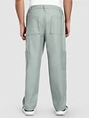 Pale Grey Side Elasticated Cargo Pants