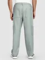 Pale Grey Side Elasticated Cargo Pants