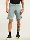 Mist Grey 5 Pockets Cargo Shorts