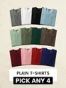 Buy best plain t-shirt combos for men online, 