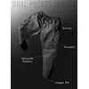 Black Dual Pocket Cargo Joggers