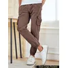 Caramel Brown Dual Pocket Cargo Joggers